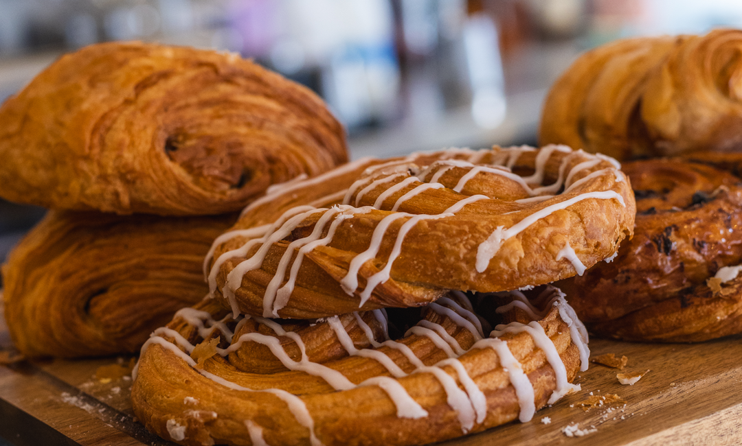 Image of a fresh pastries to convey breakfast